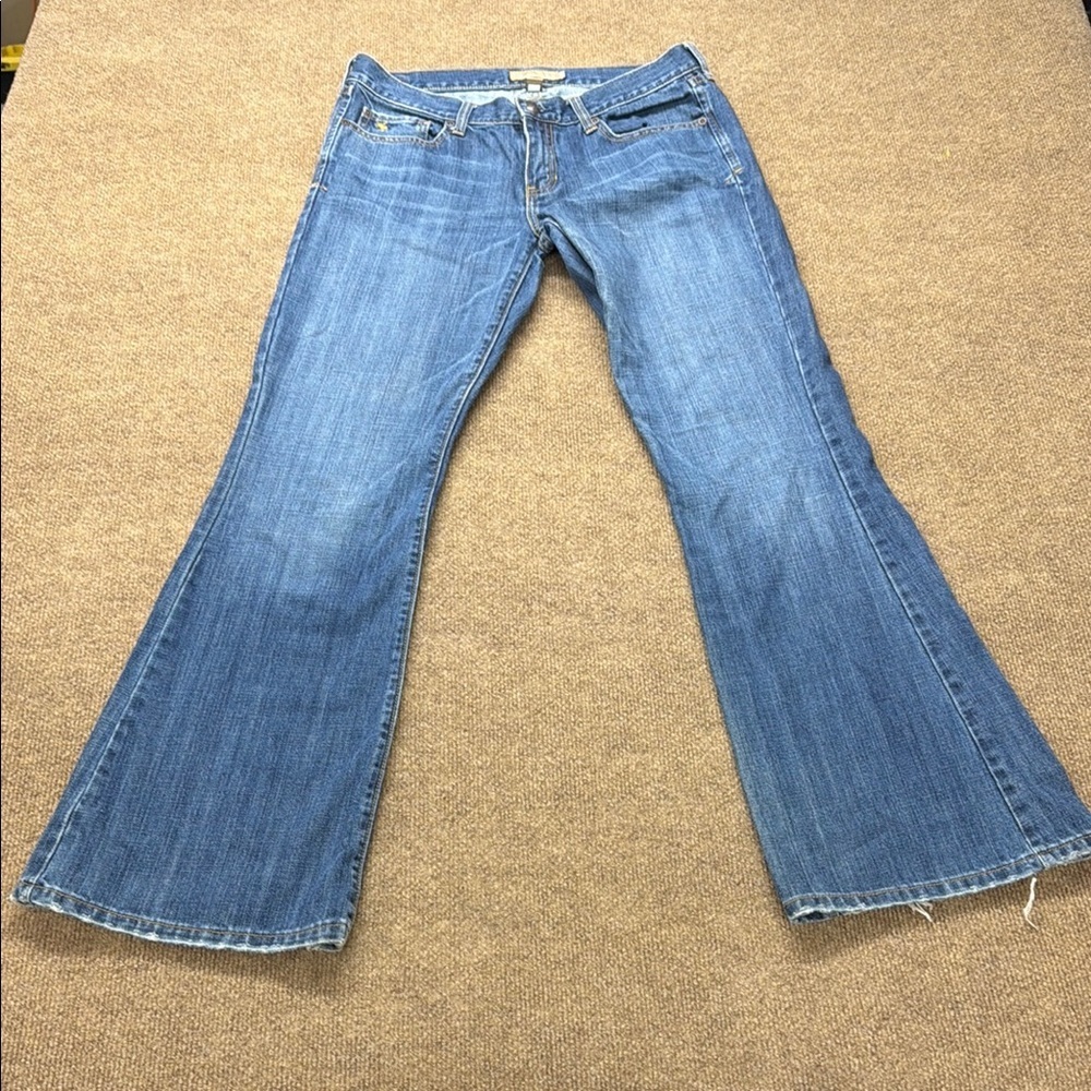 Vintage Y2K 90s Abercrombie & Fitch Jeans Women’s Size 8 Button Fly USA Flared